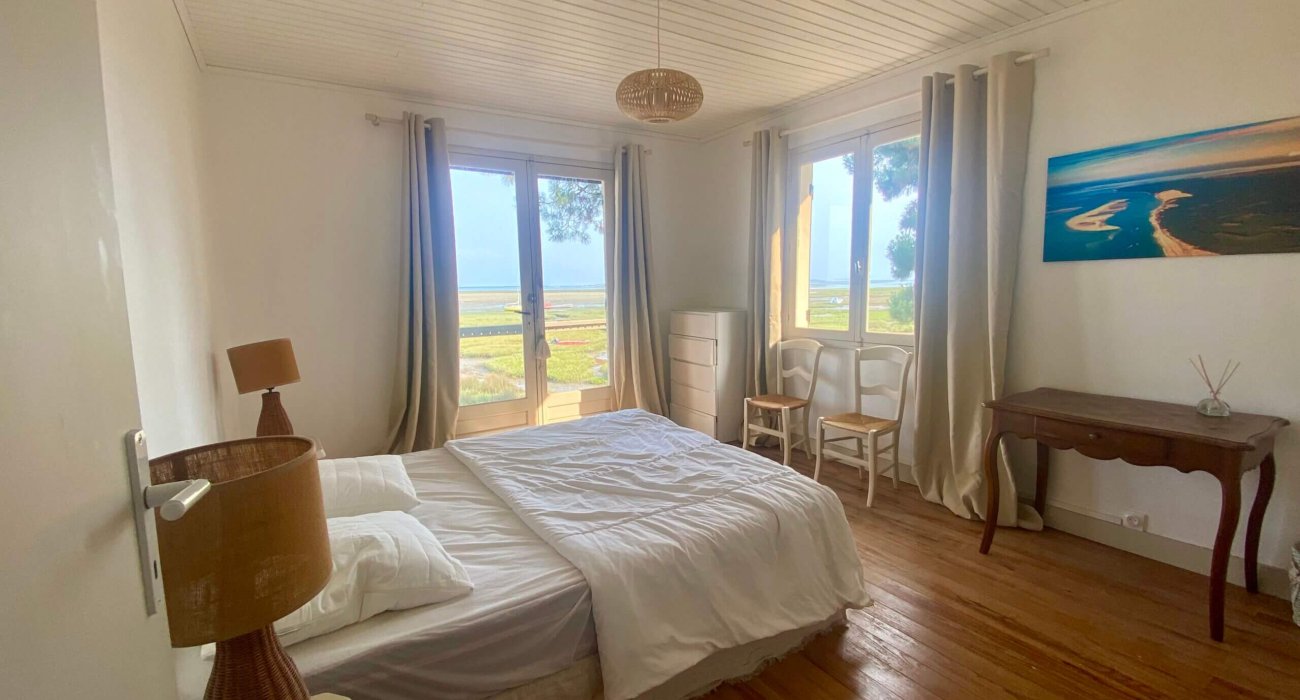 Chambre Dune vue sur le Bassin